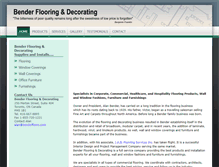 Tablet Screenshot of benderfloors.com